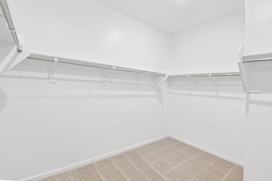 Primary walk in closet