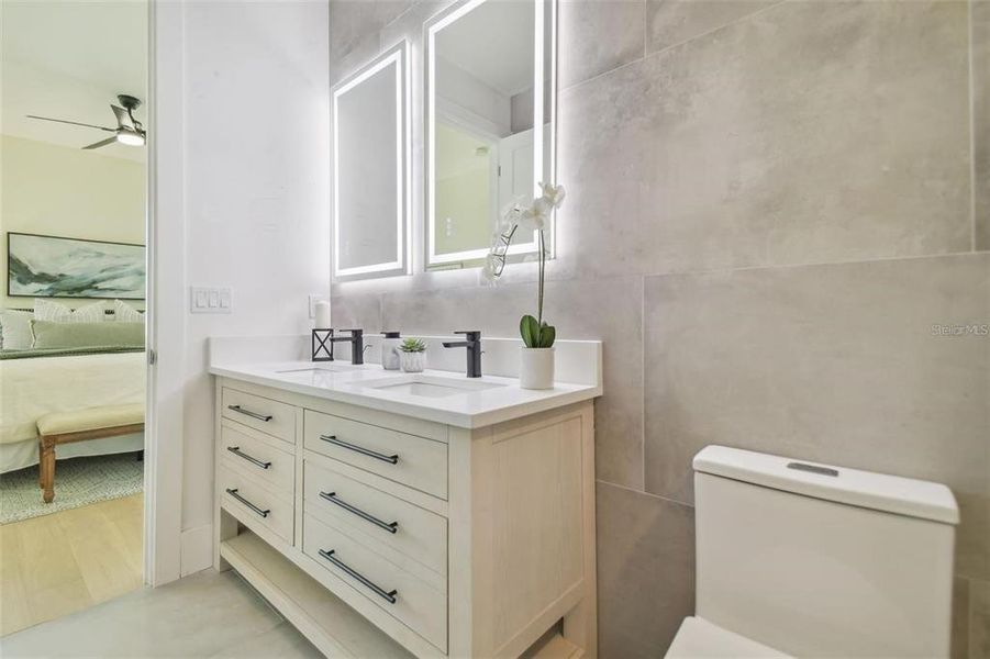 Furnished interior view inside a new home in , Tampa (Image 27).