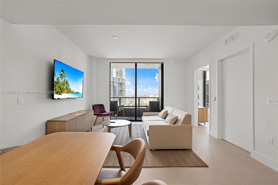 Furnished interior view inside a new home in , Miami (Image 19). Furnished interior view inside a new home in , Miami (Image 19).