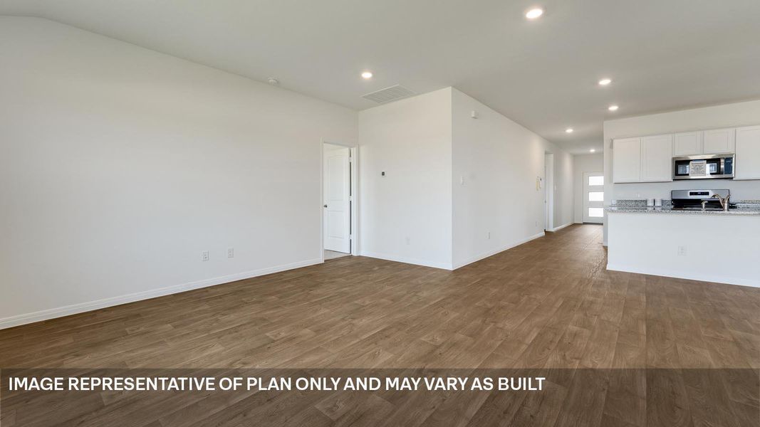 Spacious, unfurnished interior of a new home in Southgrove, Kyle (Image 6).