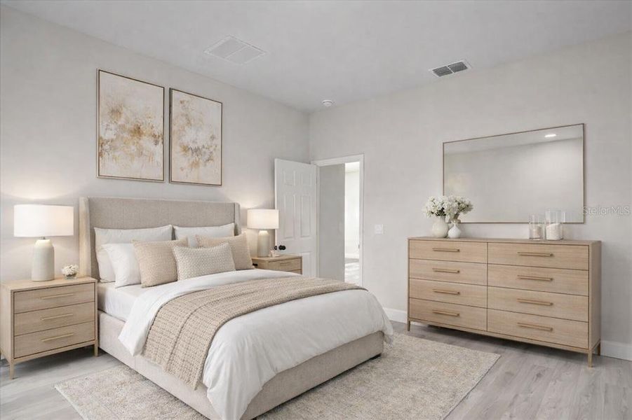 Furnished interior view inside a new home in , Citrus Springs (Image 20).