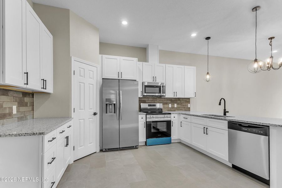 Furnished interior view inside a new home in , Palm Coast (Image 8).