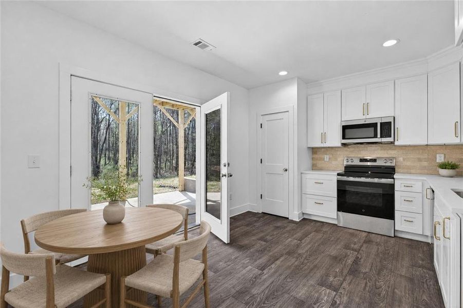 Furnished interior view inside a new home in , Rockmart (Image 16).