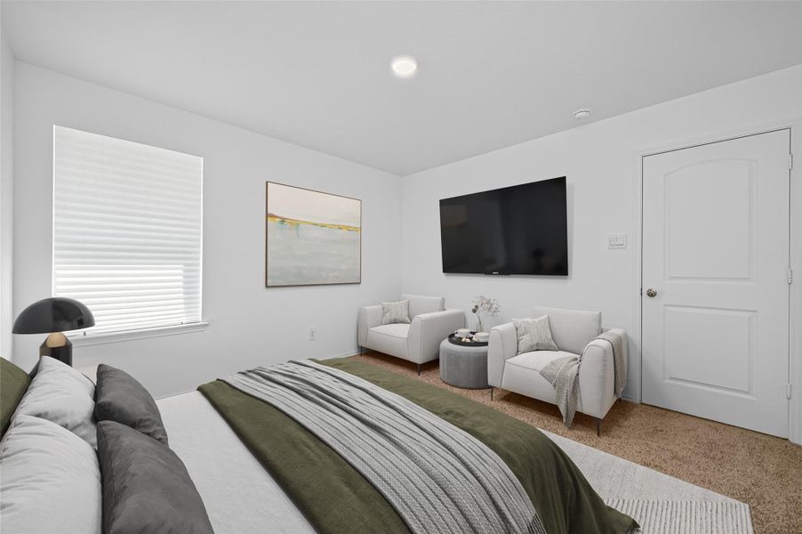 Furnished interior view inside a new home in Breckenridge Forest, Spring (Image 5).
