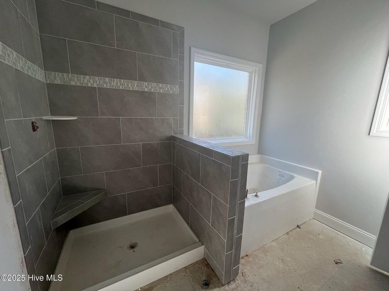 In-progress construction of a new home in Palmetto Creek, Bolivia, NC (Image 27).