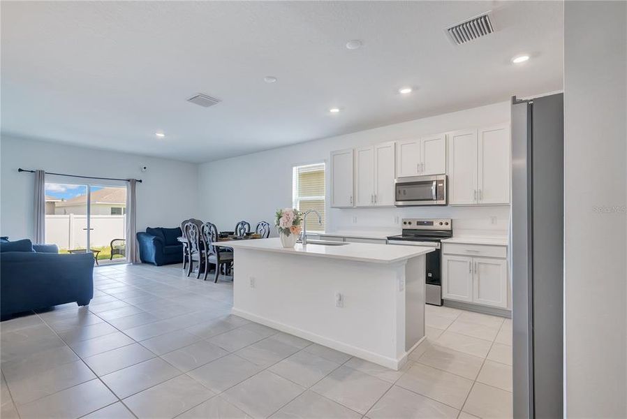 Furnished interior view inside a new home in Cypress Park Estates, Haines City (Image 12).