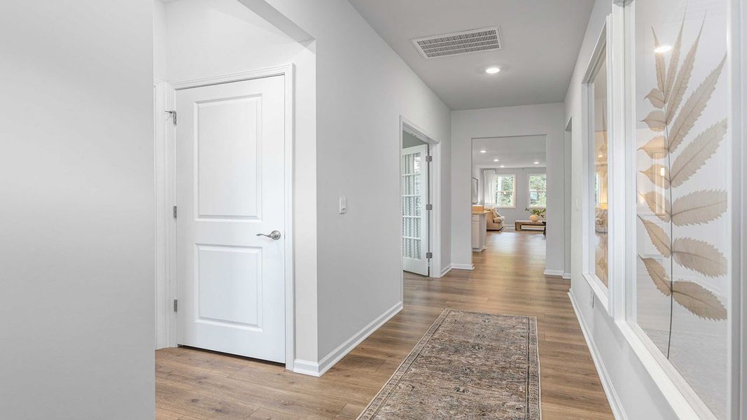 Spacious, unfurnished interior of a new home in The Villas at Kinsley, Jamestown (Image 20).