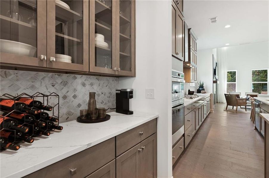 Furnished interior view inside a new home in East Harbor II at Chestatee, Dawsonville (Image 10).