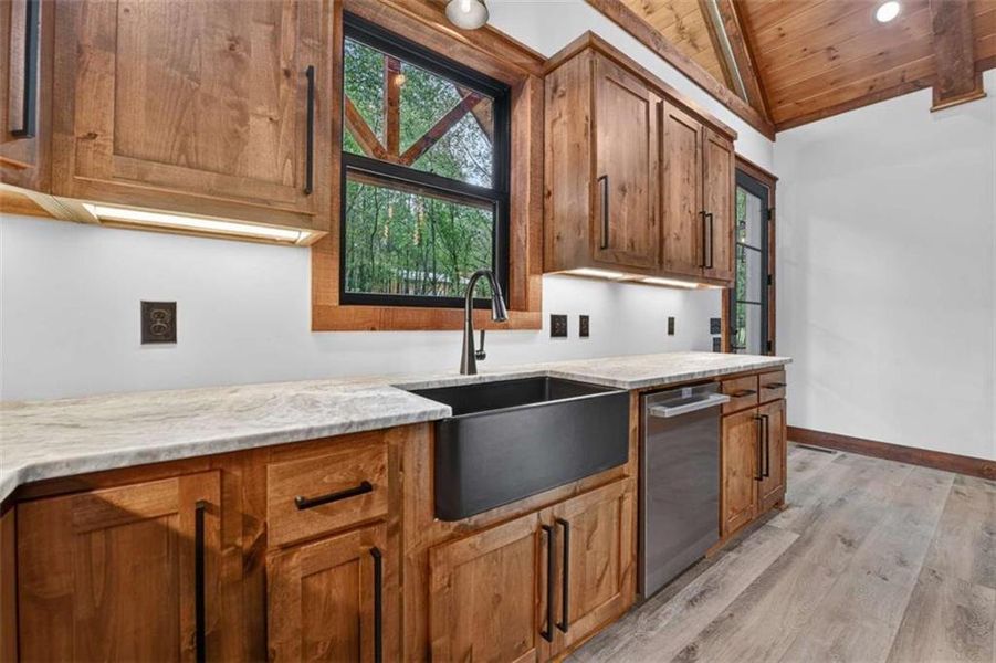 Furnished interior view inside a new home in , Ellijay (Image 10).