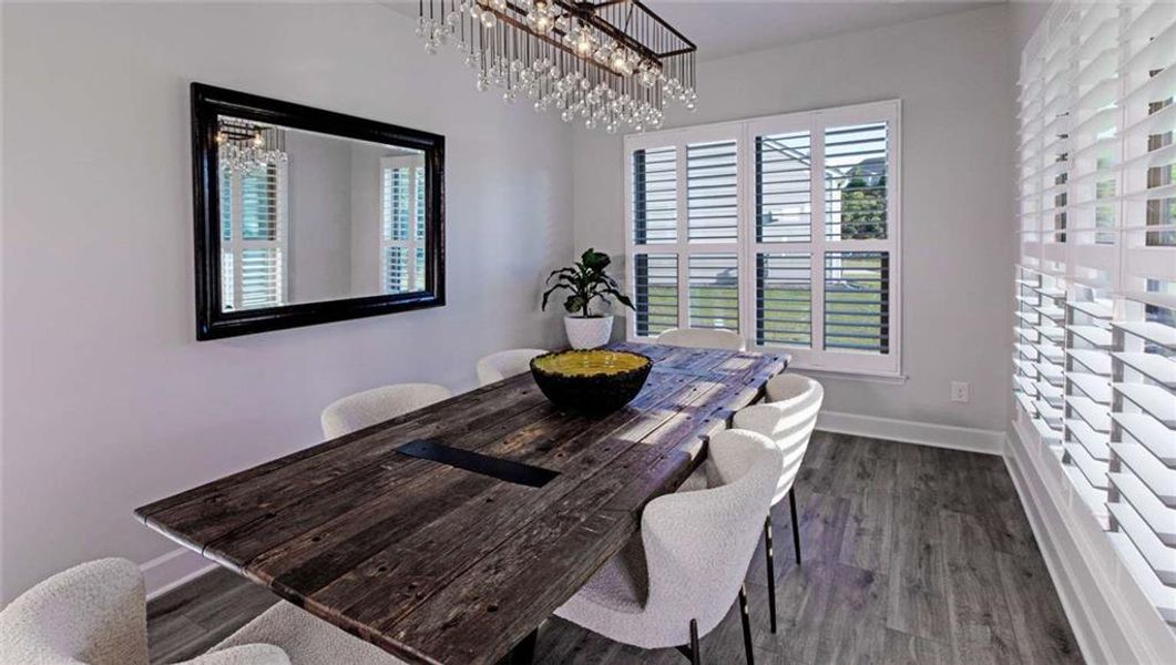 Furnished interior view inside a new home in , Hoschton (Image 5).