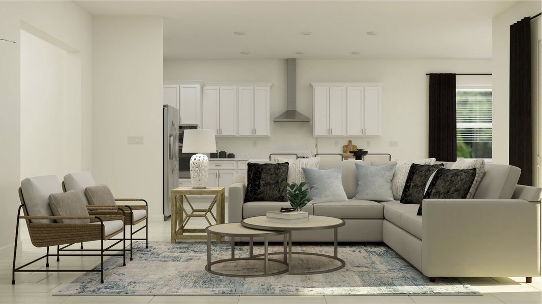 Daybreak family room Daybreak family room