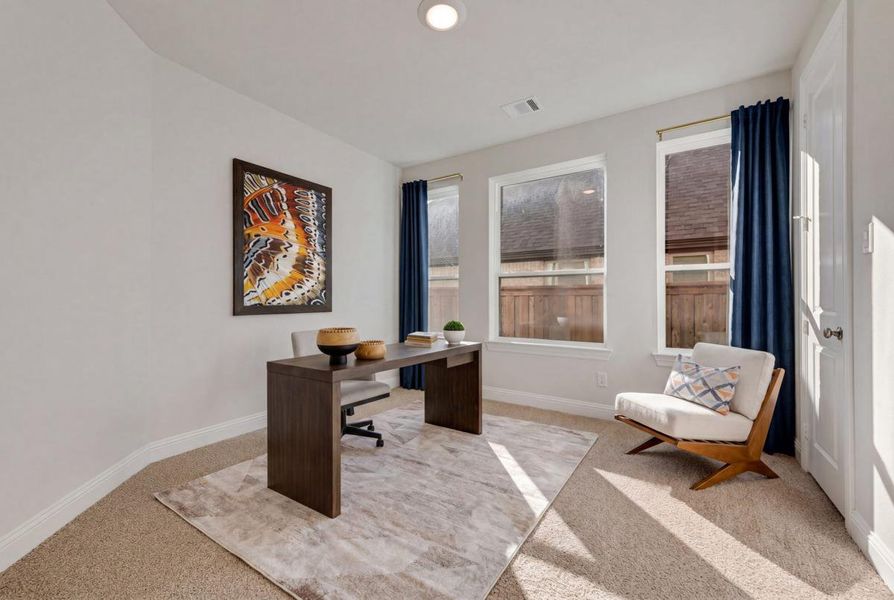 Furnished interior view inside a new home in Somercrest, Midlothian (Image 19).
