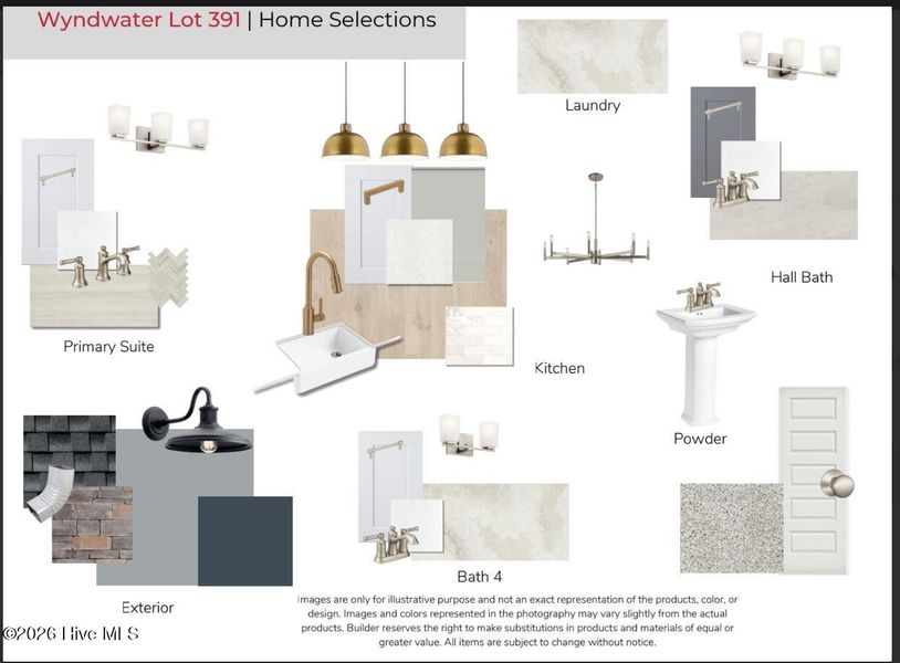 Sample of building materials used in homes in WyndWater, Hampstead (Image 20). Sample of building materials used in homes in WyndWater, Hampstead (Image 20).