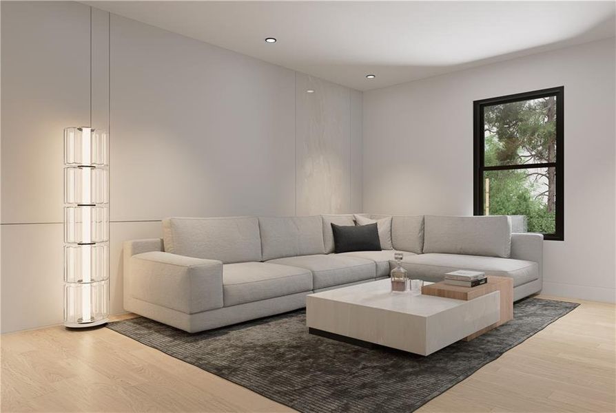 Furnished interior view inside a new home in , Sugar Hill (Image 10).