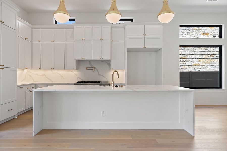 Furnished interior view inside a new home in Milky Way at River Place, Austin (Image 4).