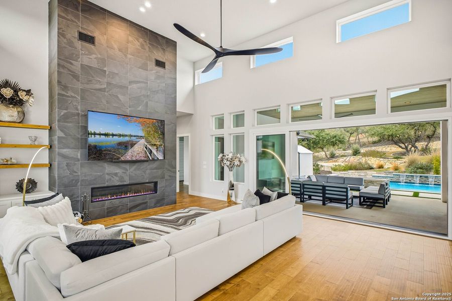 Furnished interior view inside a new home in , San Antonio (Image 59).