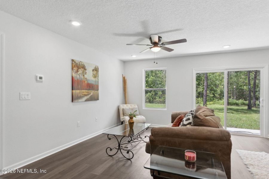 Furnished interior view inside a new home in , Jacksonville (Image 17). Furnished interior view inside a new home in , Jacksonville (Image 17).