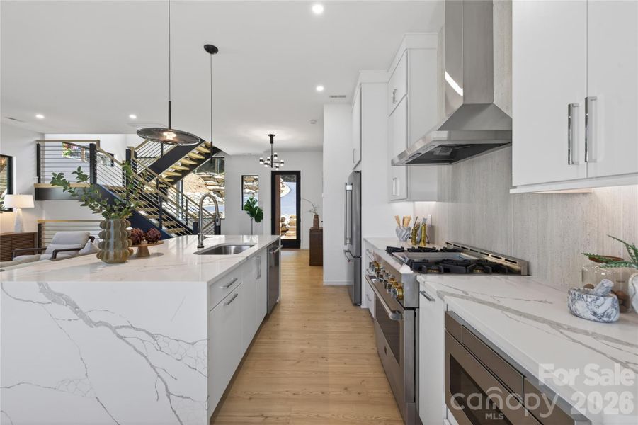 Furnished interior view inside a new home in , Norwood (Image 18).