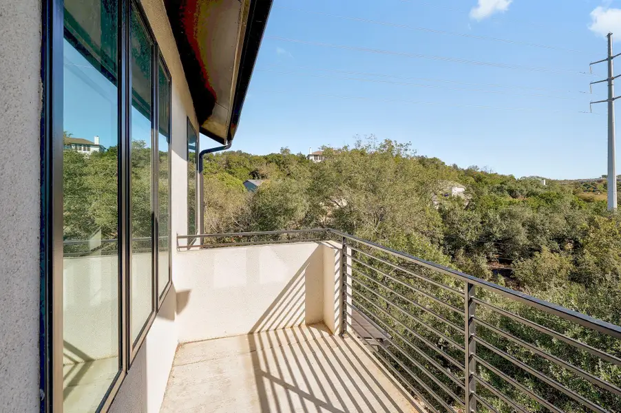 Exterior details and patio area of a home in , Austin (Image 3).