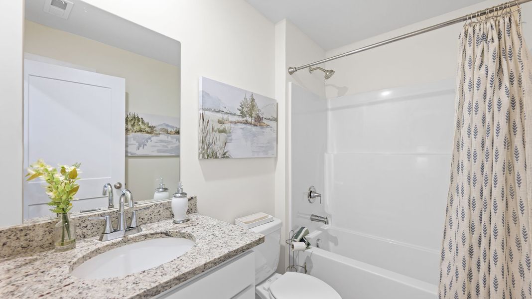 Furnished interior view inside a new home in The Preserve at Davis Place, Athens (Image 7).