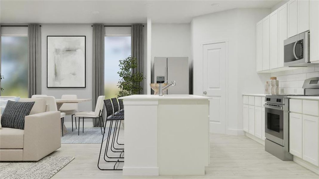 Furnished interior view inside a new home in , Pilot Point (Image 28).