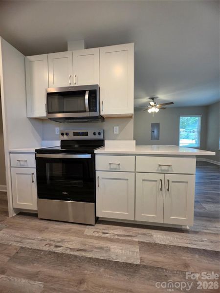 Furnished interior view inside a new home in , Albemarle (Image 13).