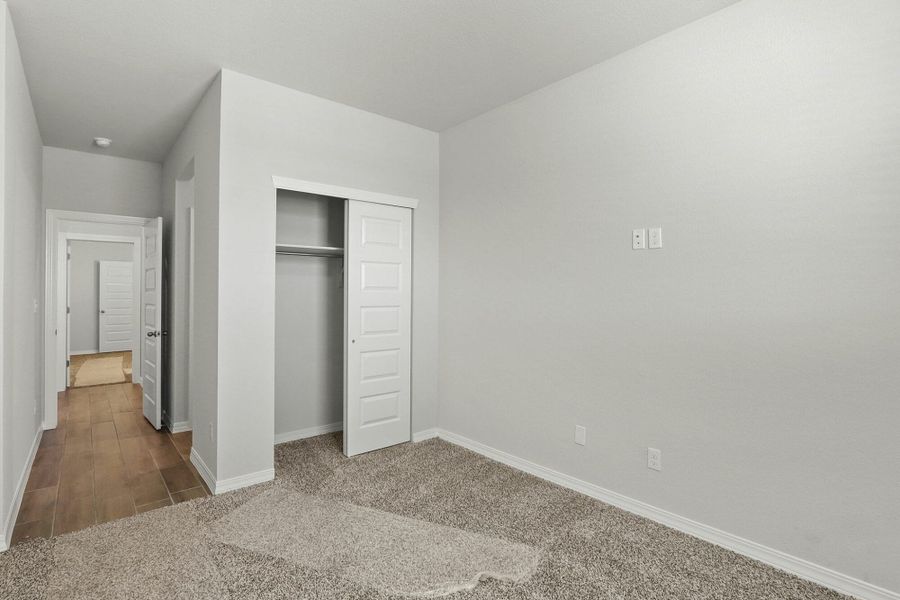 Representative unfurnished interior of a home built from the Texas Sage by View Homes in Campo Del Sol, El Paso (Image 15). Representative unfurnished interior of a home built from the Texas Sage by View Homes in Campo Del Sol, El Paso (Image 15).