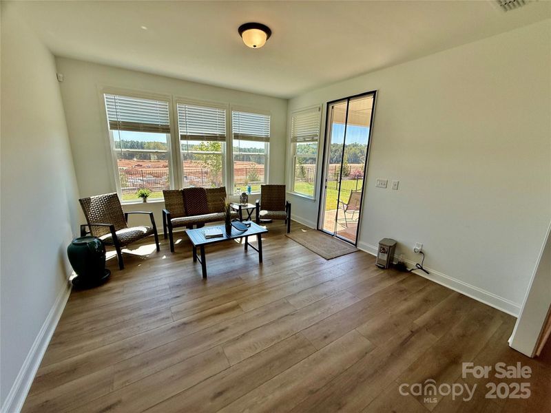 Sunroom/Sitting Area off Great Room
