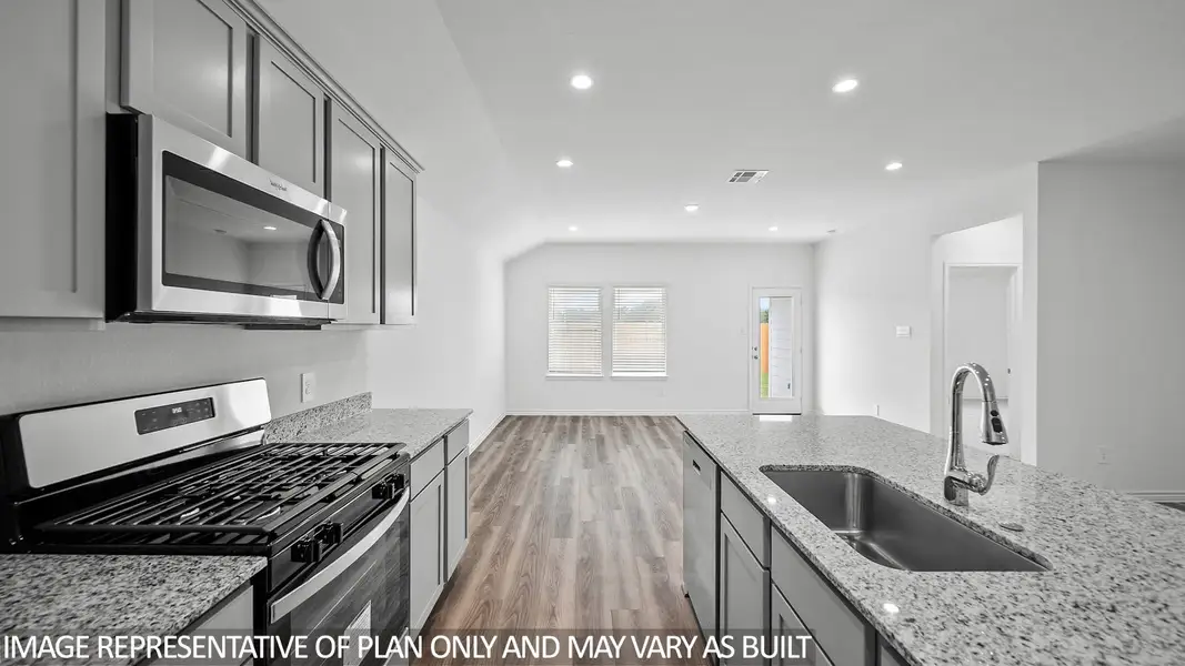 Representative furnished interior of a home built from the Harris by D.R. Horton in Holly Trails, Sour Lake (Image 6).