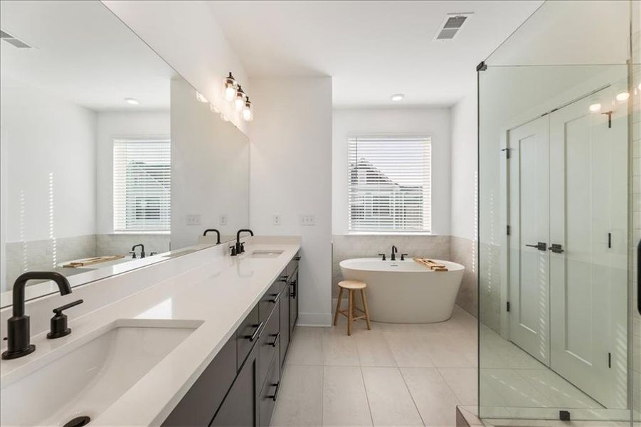 Furnished interior view inside a new home in , Alpharetta (Image 31). Furnished interior view inside a new home in , Alpharetta (Image 31).