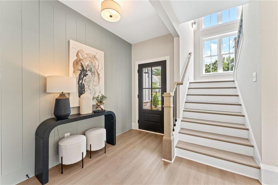 Furnished interior view inside a new home in Oak Valley Estates, Marietta (Image 4).