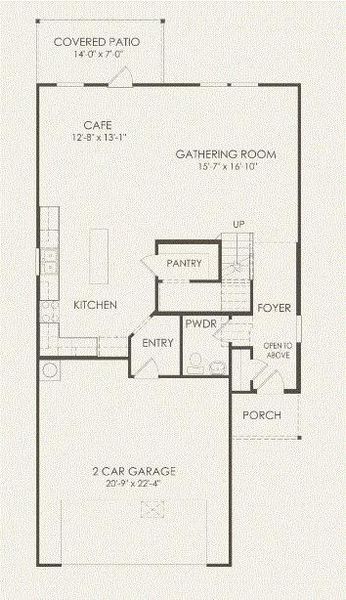 Pulte Homes, Camelia floor plan