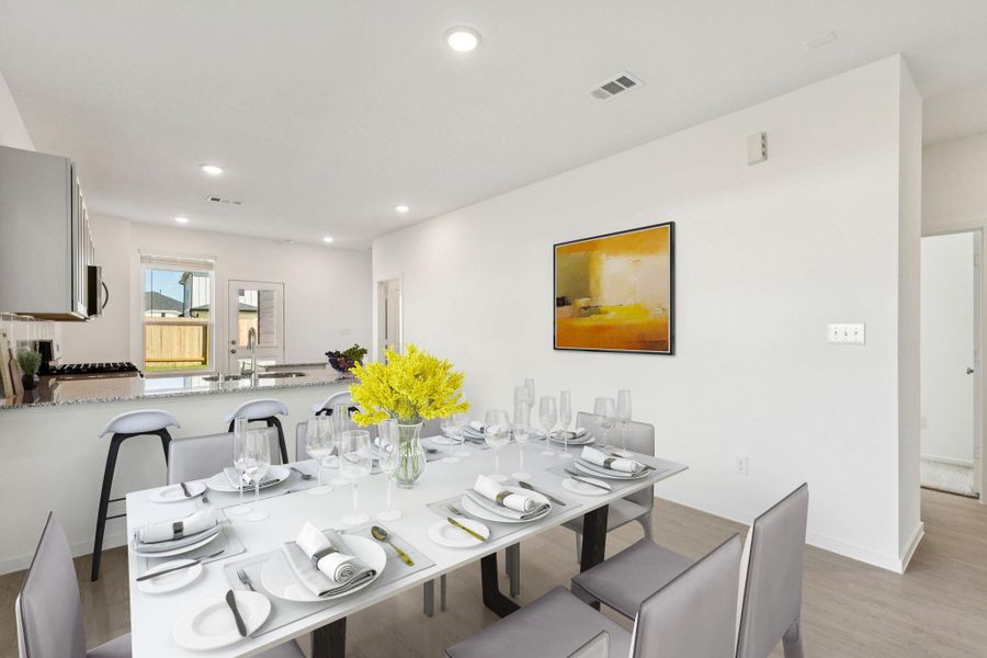 Furnished interior view inside a new home in Montgomery Bend, Montgomery (Image 9).