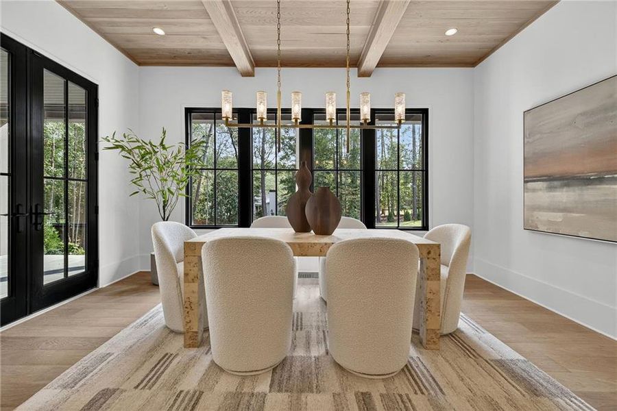 Furnished interior view inside a new home in , Milton (Image 29).