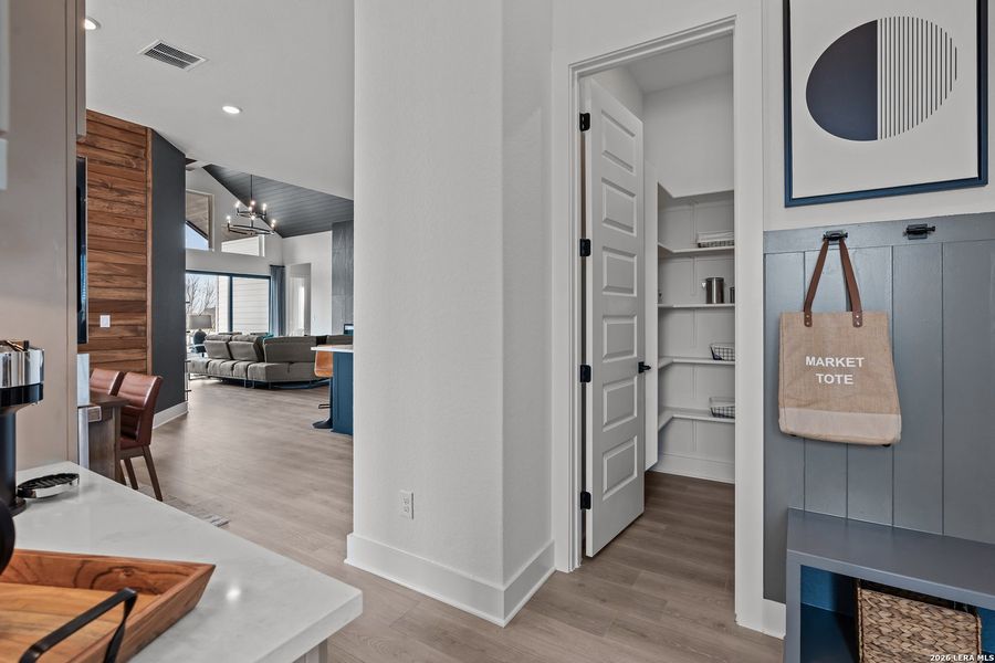 Furnished interior view inside a new home in Esperanza, Boerne (Image 21). Furnished interior view inside a new home in Esperanza, Boerne (Image 21).