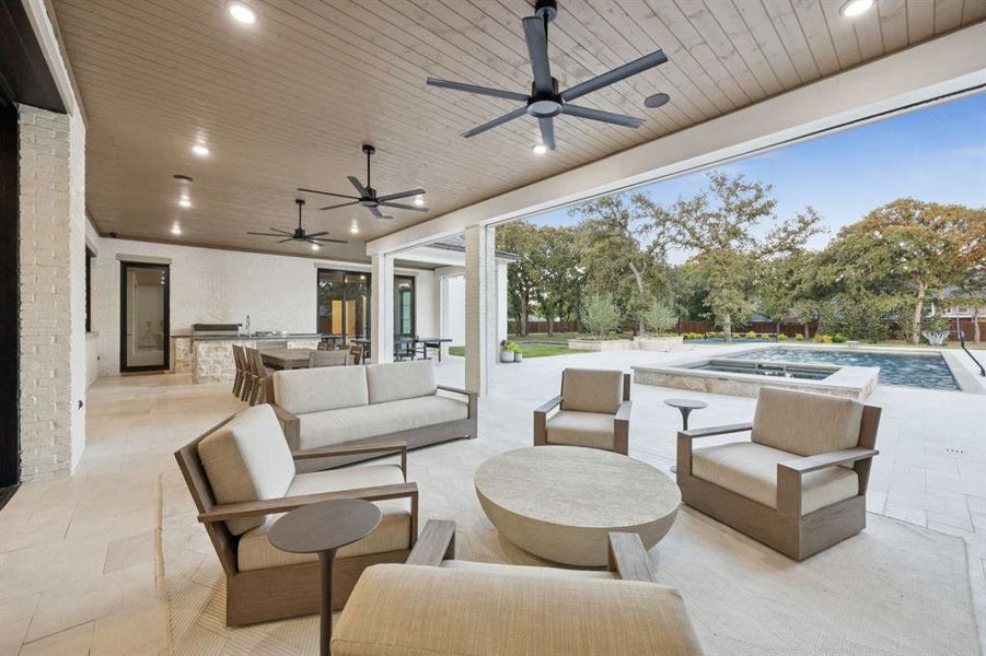 Exterior details and patio area of a home in , Colleyville (Image 22). Exterior details and patio area of a home in , Colleyville (Image 22).