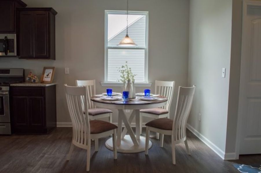 Representative furnished interior of a home built from the Poplar by Piedmont Residential in Falls Creek, Flowery Branch (Image 7).