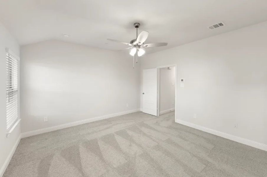 Front exterior of a new home in Sereno Oaks at Buckner Terrace, Dallas, TX, highlighting curb appeal (Image 12).