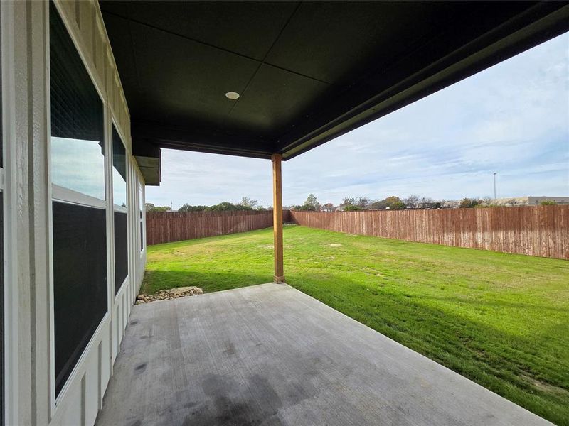 Exterior details and patio area of a home in , Godley (Image 3).