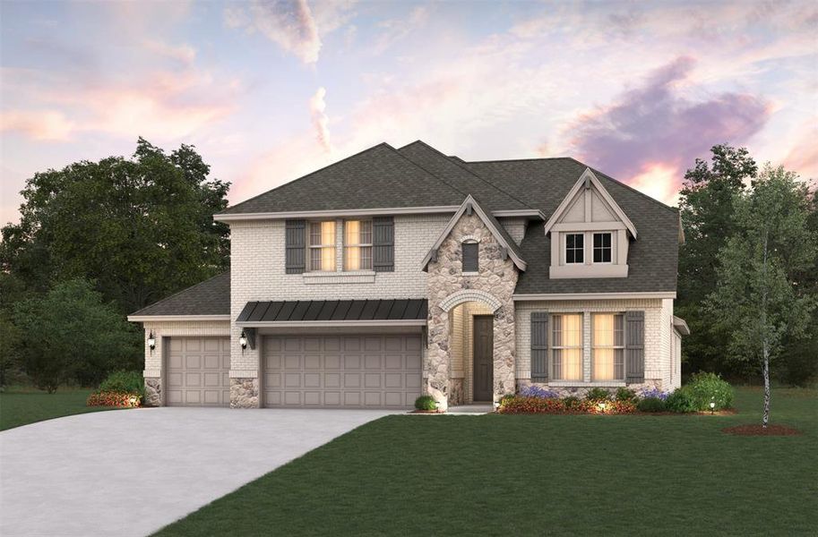 Beazer Homes Enclave at Legacy Summerfield plan