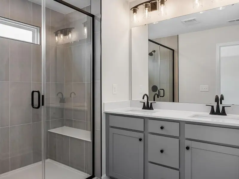 Furnished interior view inside a new home in Forestville Yard Townhomes, Knightdale (Image 8).