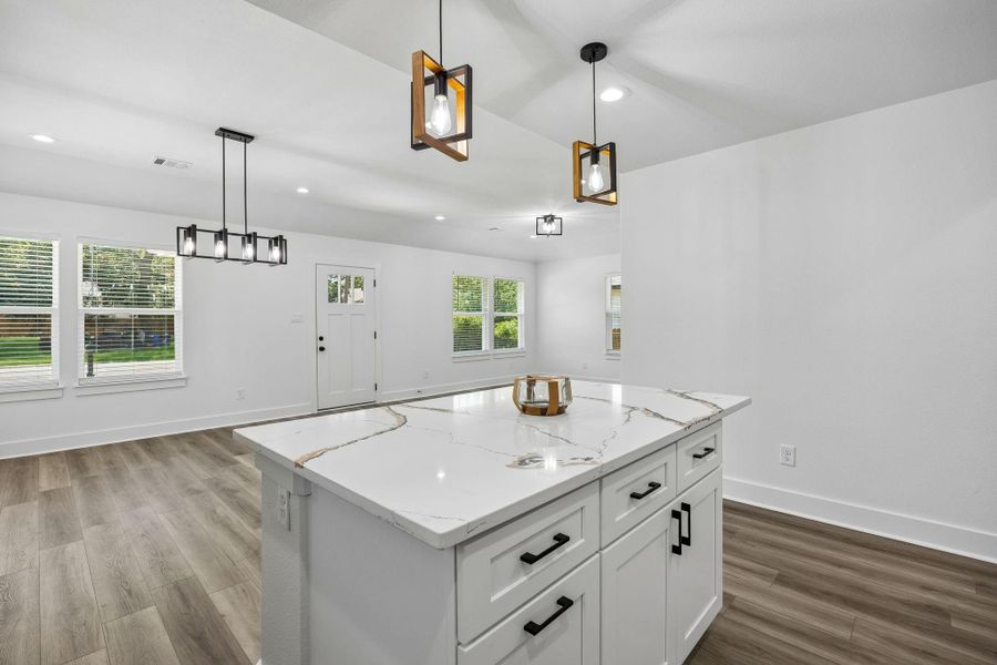 Furnished interior view inside a new home in , Brenham (Image 8).
