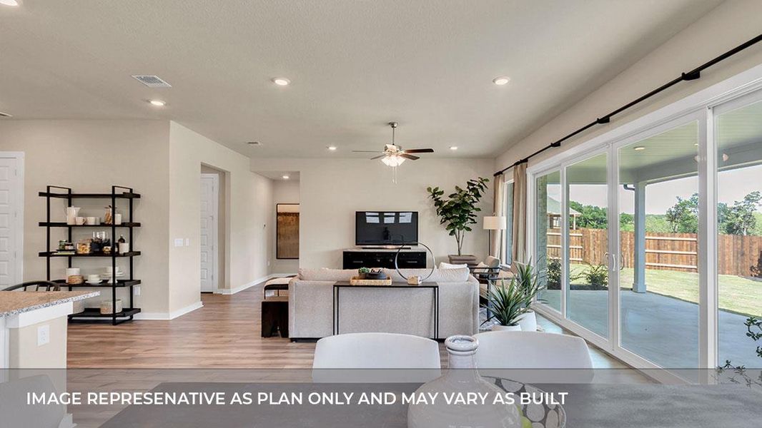 Furnished interior view inside a new home in Rosenbusch Ranch, Leander (Image 21).