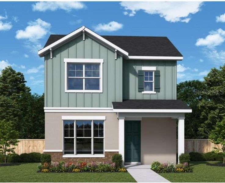 Front exterior of a new home in , St. Cloud, FL, highlighting curb appeal (Image 1). Front exterior of a new home in , St. Cloud, FL, highlighting curb appeal (Image 1).