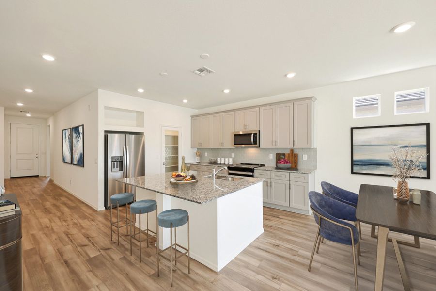 Furnished interior view inside a new home in North Copper Canyon, Surprise (Image 6). Furnished interior view inside a new home in North Copper Canyon, Surprise (Image 6).