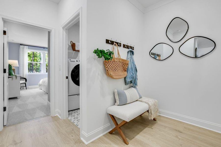 Furnished interior view inside a new home in Reserve at Hickory Walk, Kennesaw (Image 18).