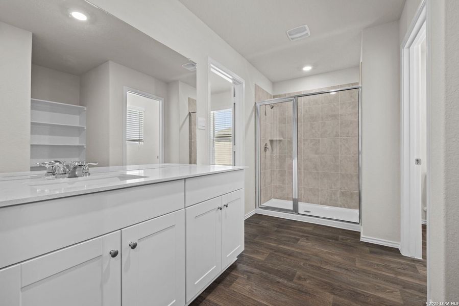 Furnished interior view inside a new home in Riverstone at Westpointe, San Antonio (Image 8).