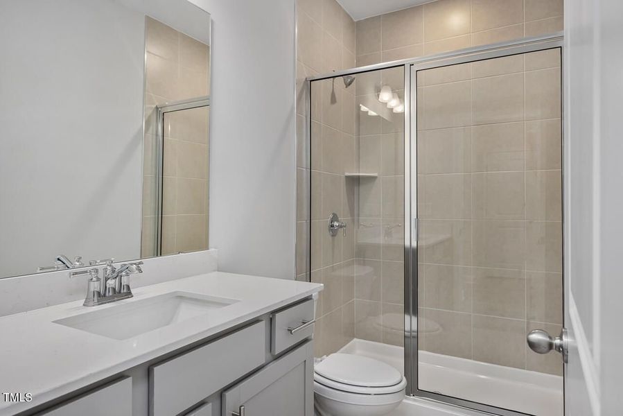 Furnished interior view inside a new home in Tobacco Road, Angier (Image 6).