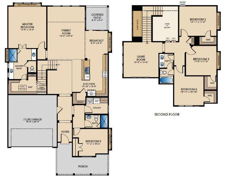View of home floor plan