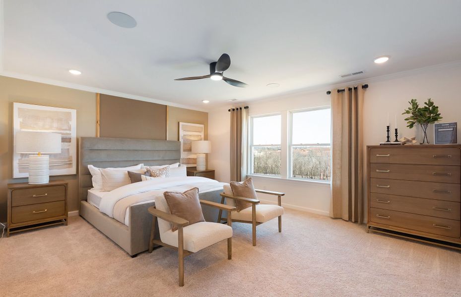 Furnished interior view inside a new home in Highlands of Carter's Station, Columbia (Image 15).